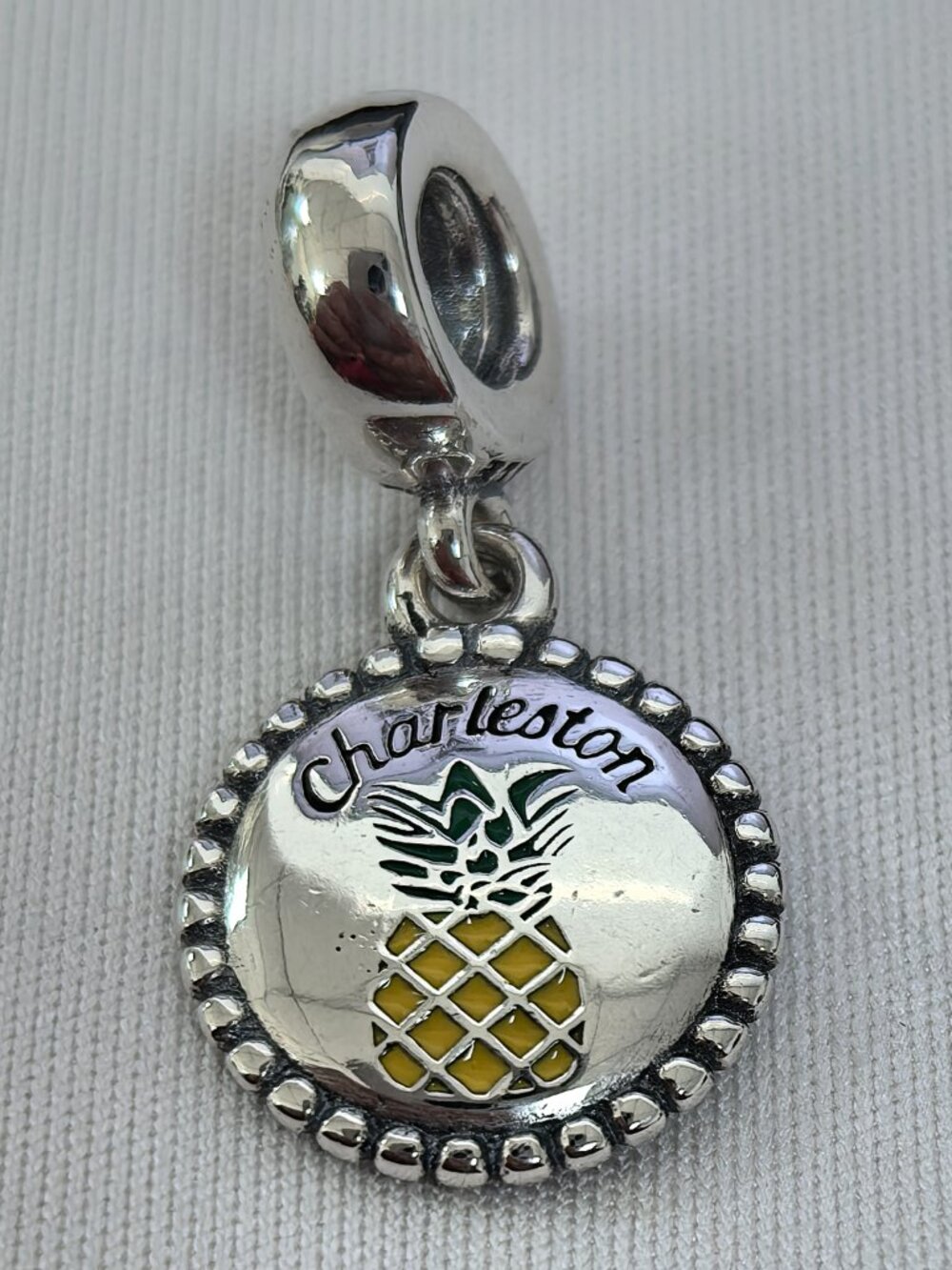Pandora Charleston Exclusive Dangle Charm Pendant, S925 Silver Jewelry
